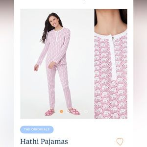 Pink Roller rabbit pajamas